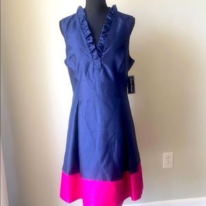 Jessica Howard NWT size 16 ruffle neckline dress